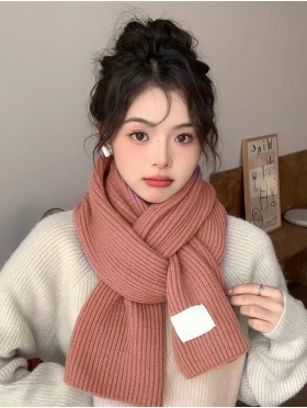 Warm Knitted Soft Scarf 